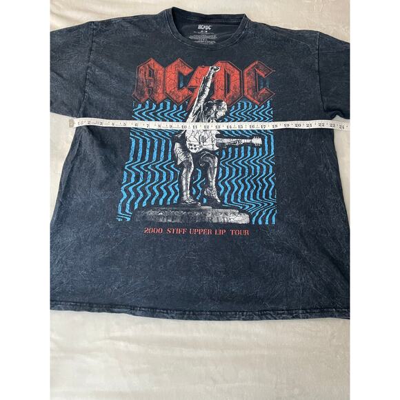 AC/DC 2000 Stiff Upper Lip Tour T-Shirt Black M - Picture 3 of 7